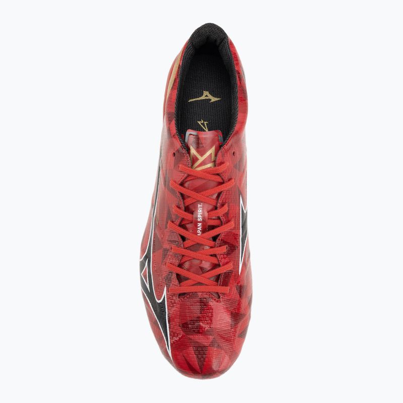 Кросівки футбольні чоловічі Mizuno α II Japan Mix morelia 40th red/black/gold 5
