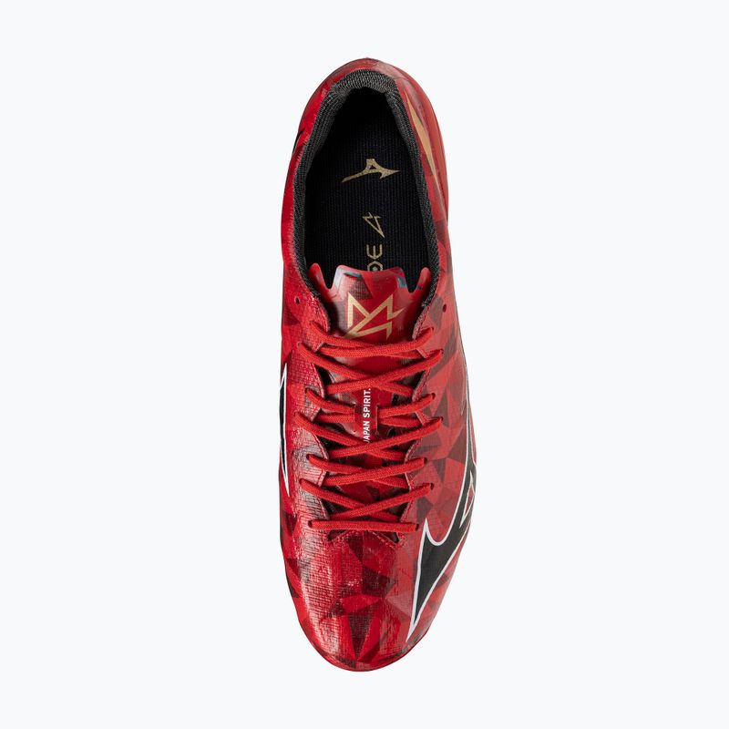 Кросівки футбольні чоловічі Mizuno α II Japan Mix morelia 40th red/black/gold 5
