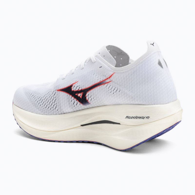 Кросівки для бігу Mizuno Wave Rebellion Pro 3 white/baritone blue/fiery cora 3
