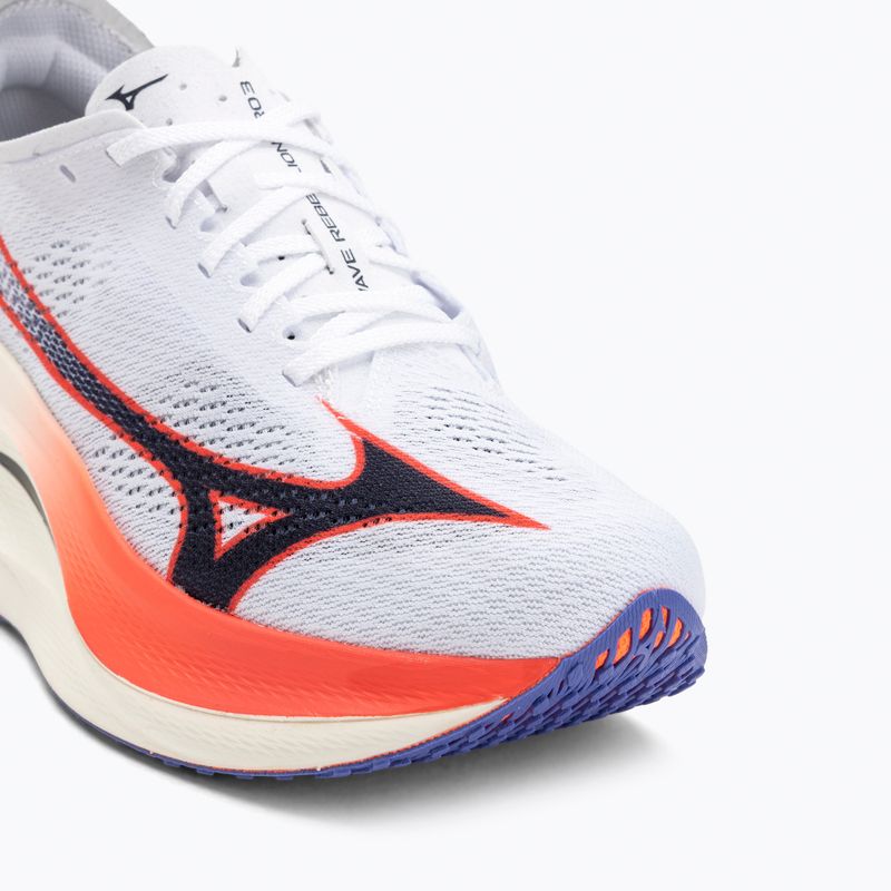 Кросівки для бігу Mizuno Wave Rebellion Pro 3 white/baritone blue/fiery cora 7