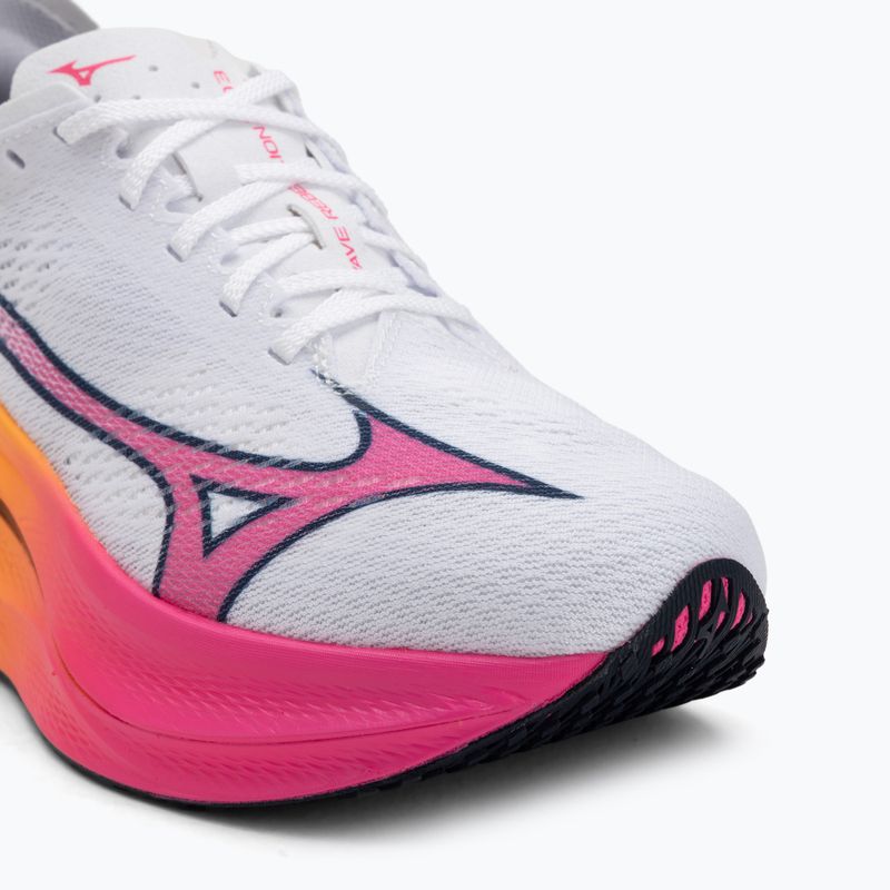 Кросівки для бігу Mizuno Wave Rebellion Pro 3 white/pink tetra/tang orange 7