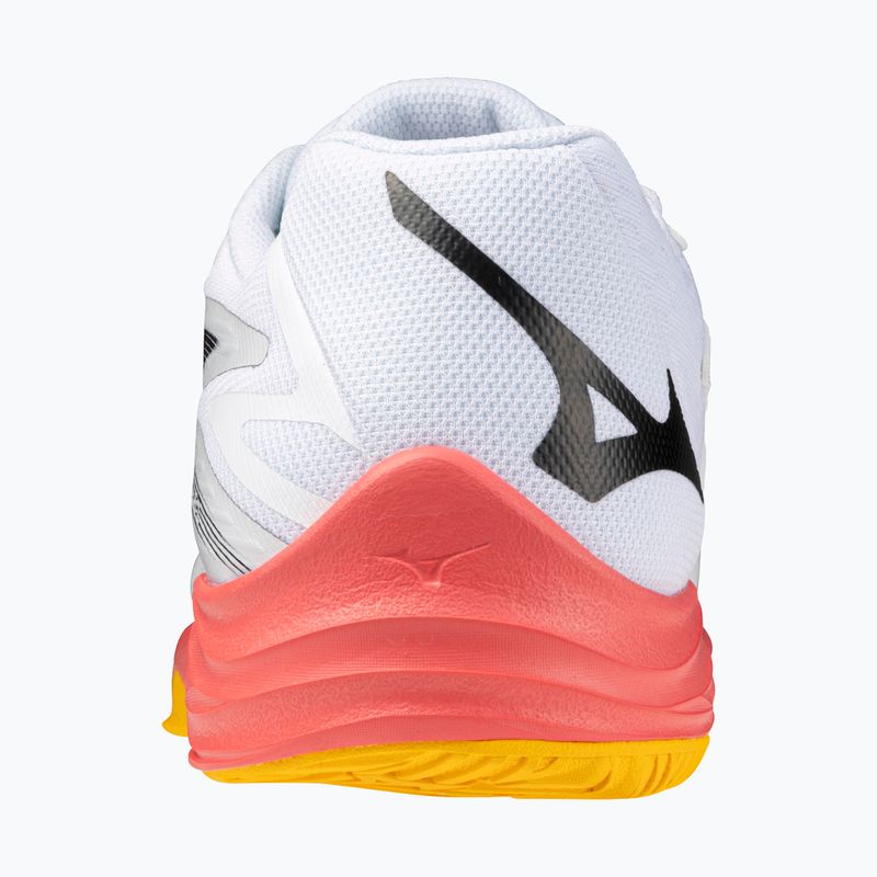 Кросівки волейбольні Mizuno Thunder Blade Z white/fiery coral 2/citrus 3