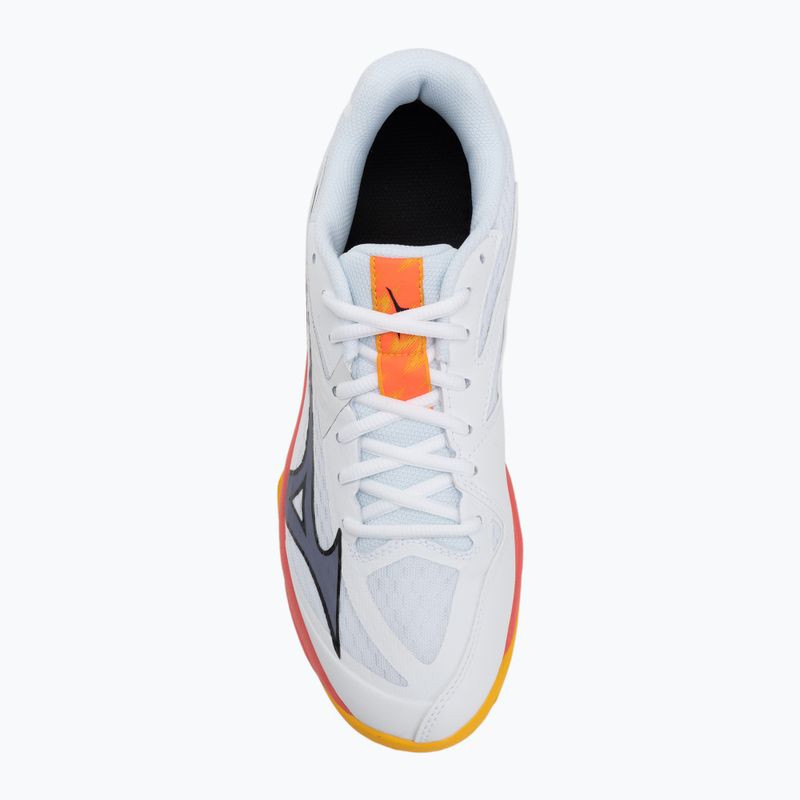 Кросівки волейбольні Mizuno Thunder Blade Z white/fiery coral 2/citrus 4