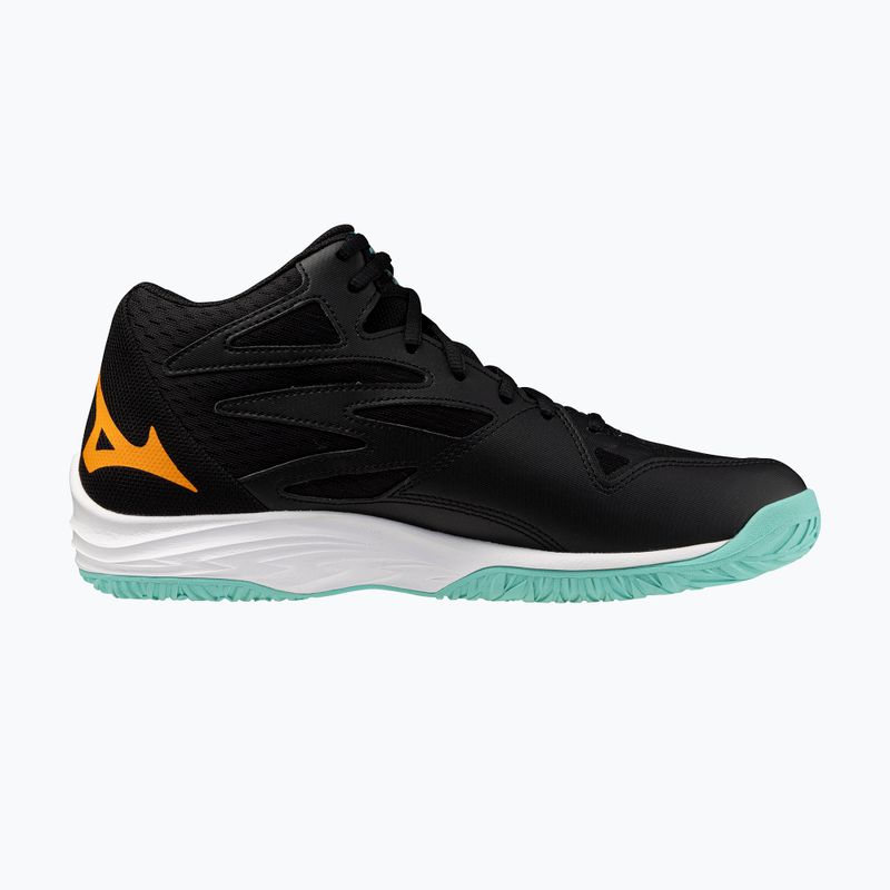 Кросівки волейбольні Mizuno Thunder Blade Z Mid black/tangelo/ice green 2