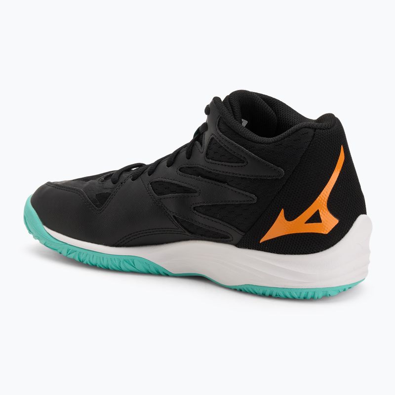Кросівки волейбольні Mizuno Thunder Blade Z Mid black/tangelo/ice green 3