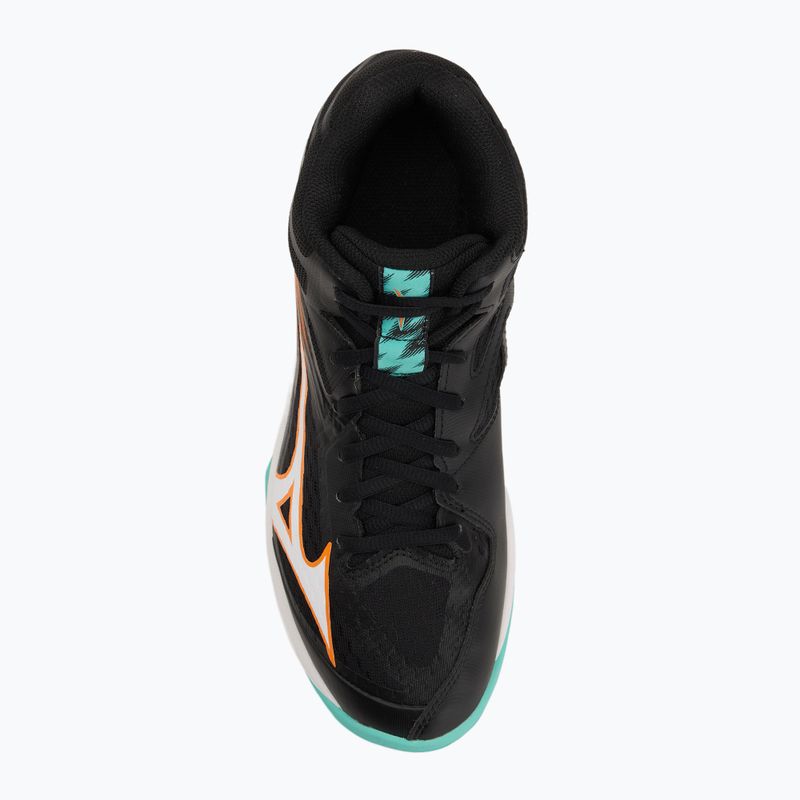 Кросівки волейбольні Mizuno Thunder Blade Z Mid black/tangelo/ice green 5