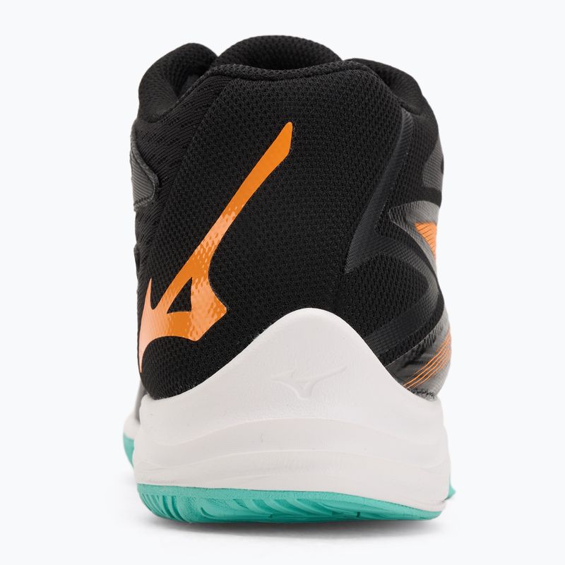 Кросівки волейбольні Mizuno Thunder Blade Z Mid black/tangelo/ice green 6