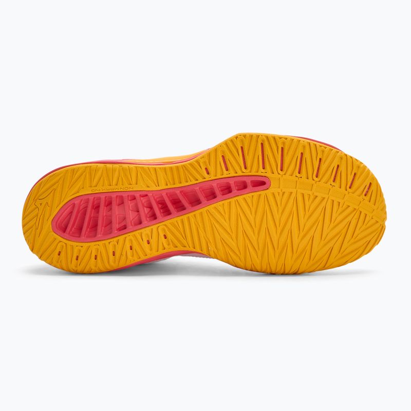Кросівки волейбольні Mizuno Thunder Blade Z Mid white/fiery coral 2/citrus 4