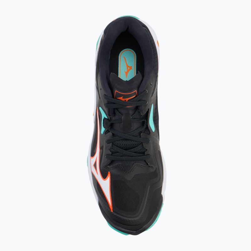 Кросівки волейбольні Mizuno Wave Lightning Z8 black/tangelo/ice green 5
