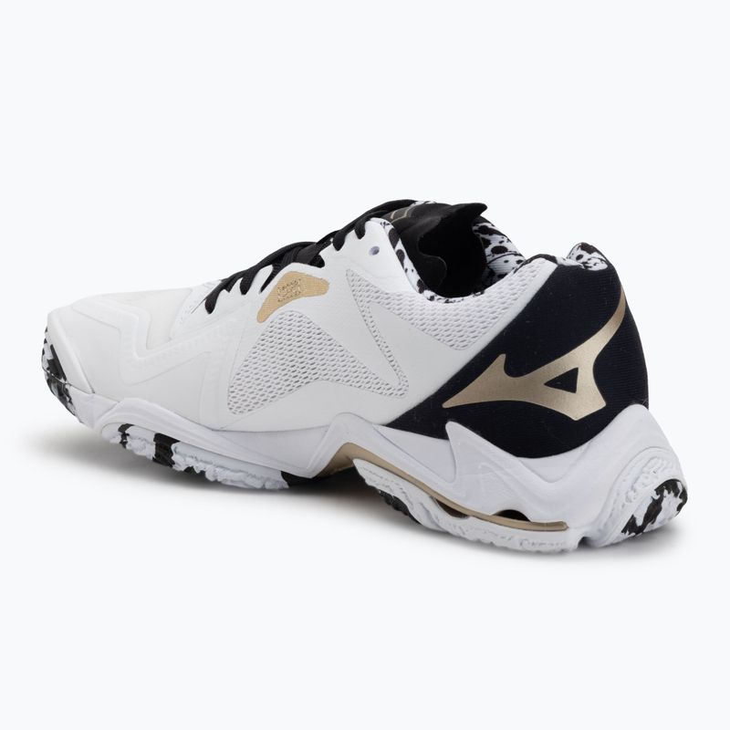 Кросівки волейбольні Mizuno Wave Lightning Z8 white/black/ge gold 3