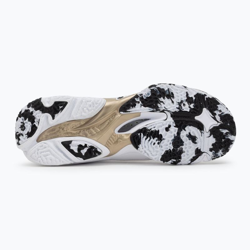 Кросівки волейбольні Mizuno Wave Lightning Z8 white/black/ge gold 4