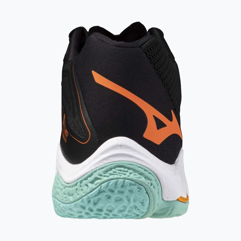 Кросівки волейбольні Mizuno Wave Lightning Z8 Mid black/tangelo/ice green 3
