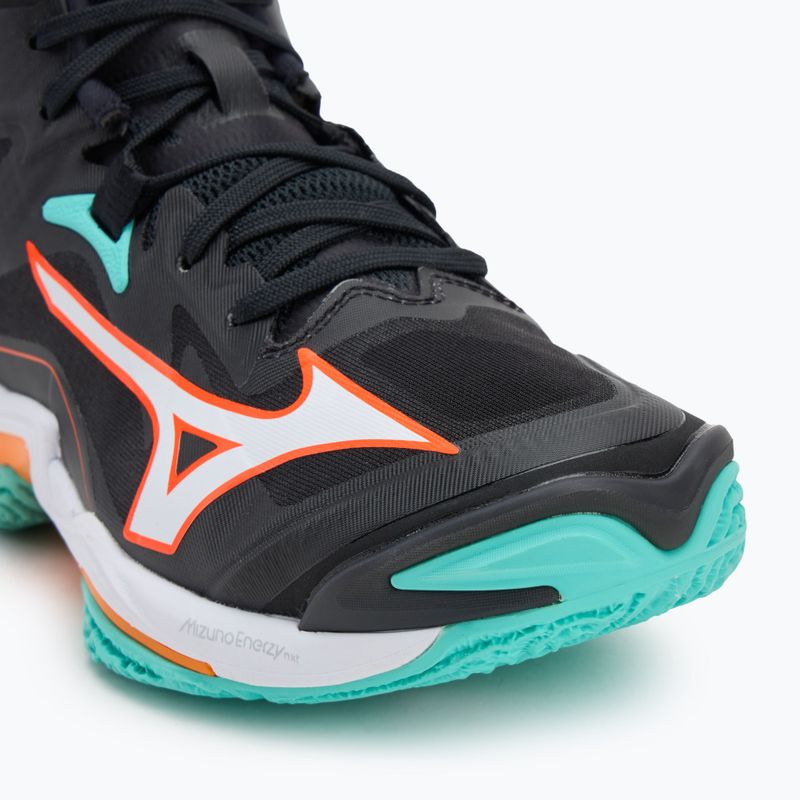 Кросівки волейбольні Mizuno Wave Lightning Z8 Mid black/tangelo/ice green 7