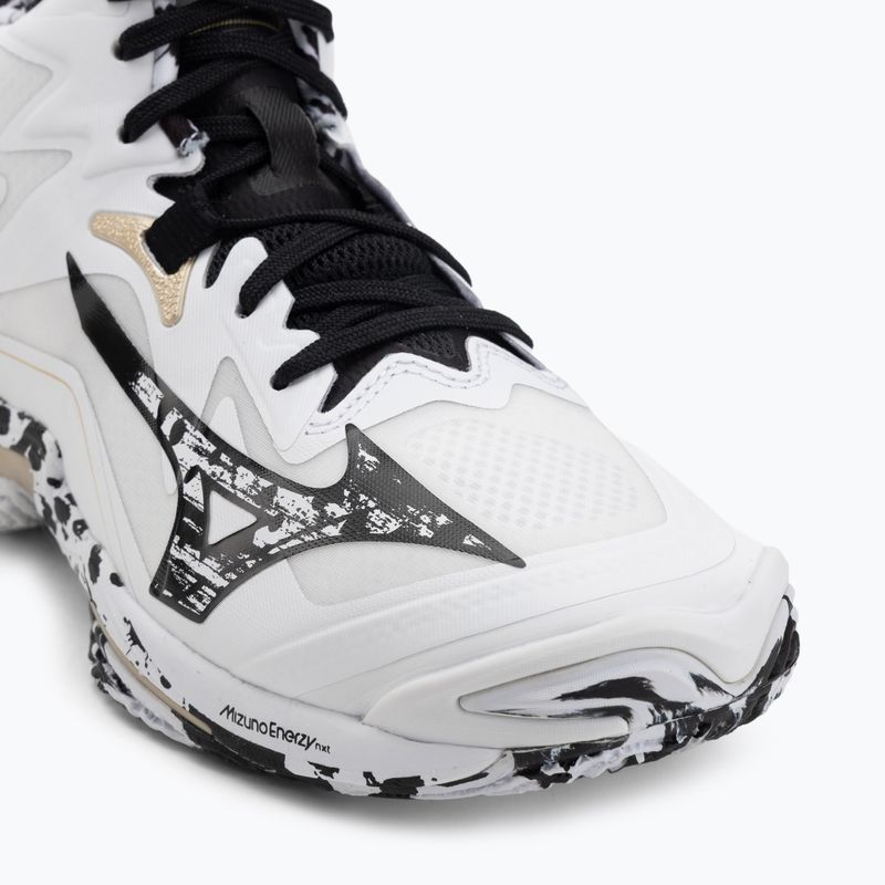 Кросівки волейбольні Mizuno Wave Lightning Z8 Mid white/black/ge gold 7
