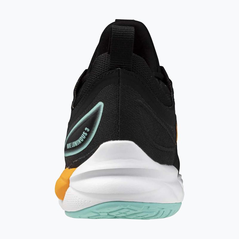 Кросівки волейбольні Mizuno Wave Luminous 3 black/tangelo/ice green 3
