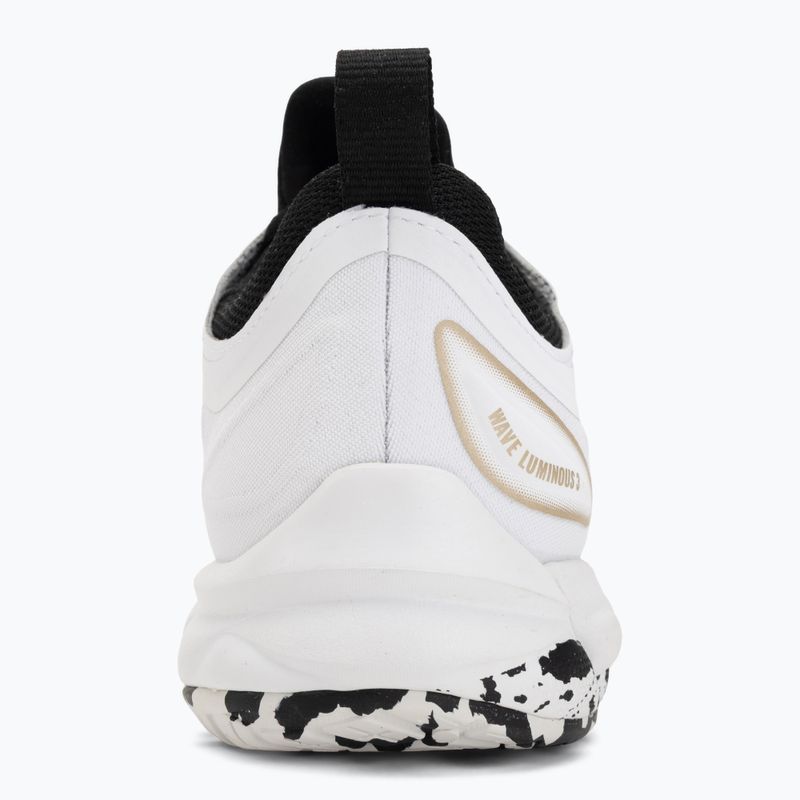 Кросівки волейбольні Mizuno Wave Luminous 3 white/black/ge gold 6