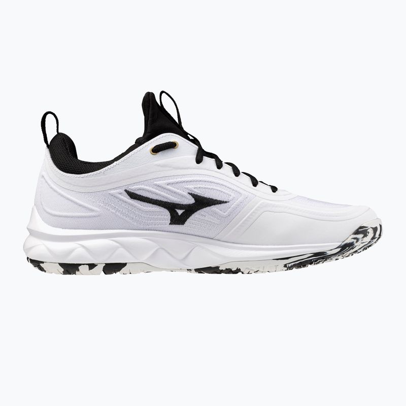 Кросівки волейбольні Mizuno Wave Luminous 3 white/black/ge gold 2