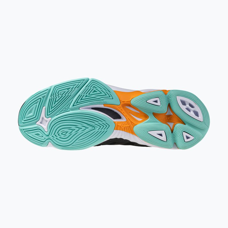Кросівки волейбольні Mizuno Wave Voltage 2 black/tangelo/ice green 4