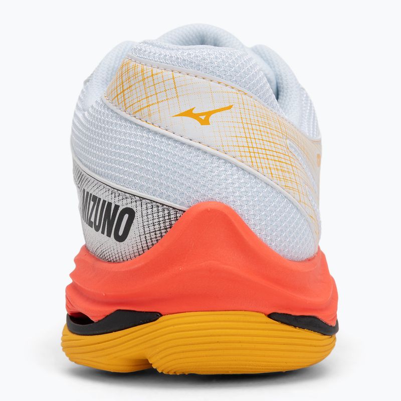 Кросівки волейбольні Mizuno Wave Voltage 2 white/fiery coral 2/citrus 6