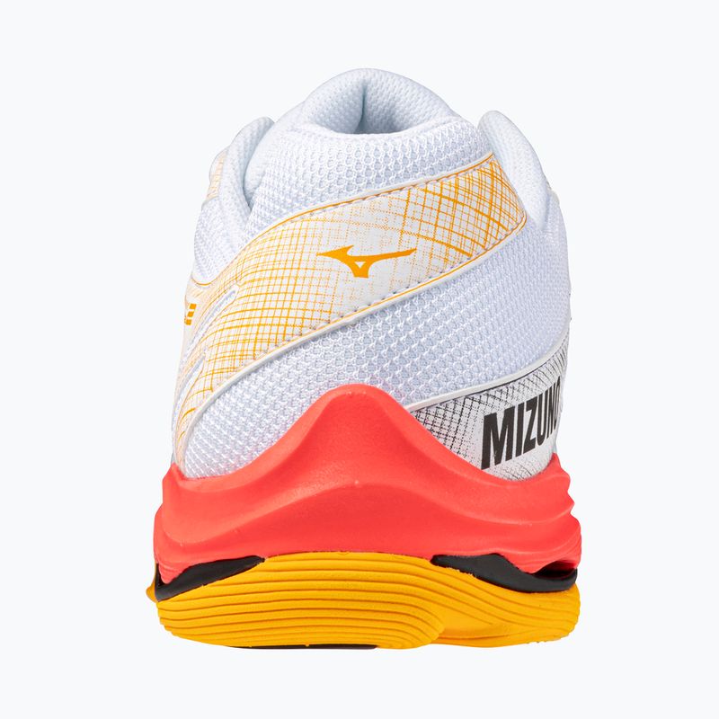 Кросівки волейбольні Mizuno Wave Voltage 2 white/fiery coral 2/citrus 3