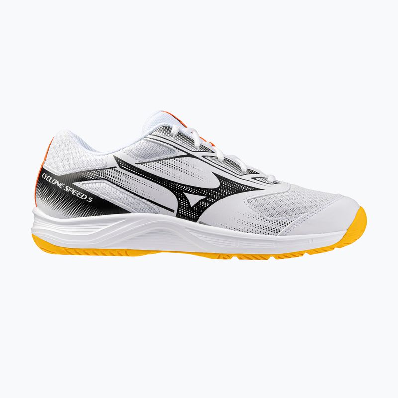Кросівки волейбольні Mizuno Cyclone Speed 5 white/fiery coral 2/citrus 8