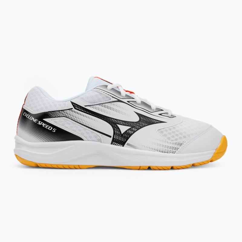 Кросівки волейбольні Mizuno Cyclone Speed 5 white/fiery coral 2/citrus 2