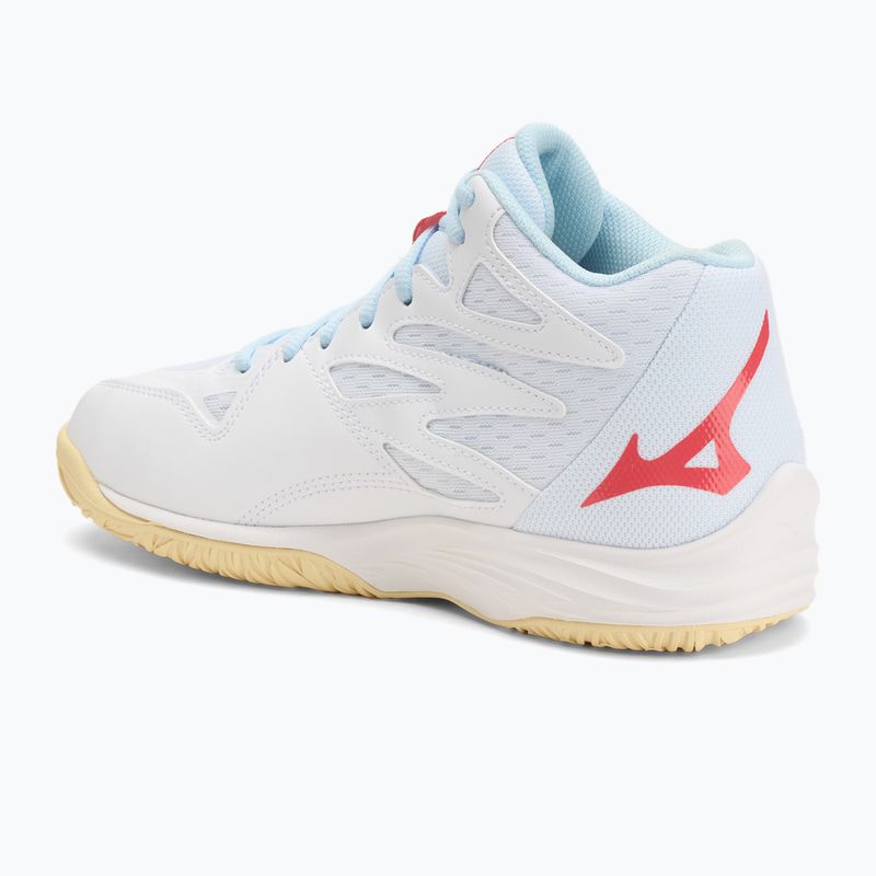 Кросівки волейбольні жіночі Mizuno Thunder Blade Z Mid white/calypso coral/pale banan 3
