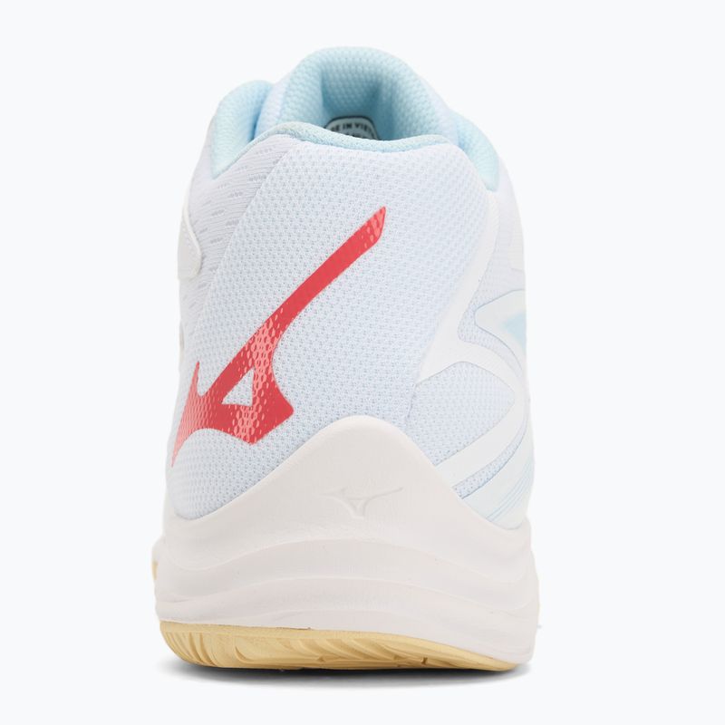Кросівки волейбольні жіночі Mizuno Thunder Blade Z Mid white/calypso coral/pale banan 6