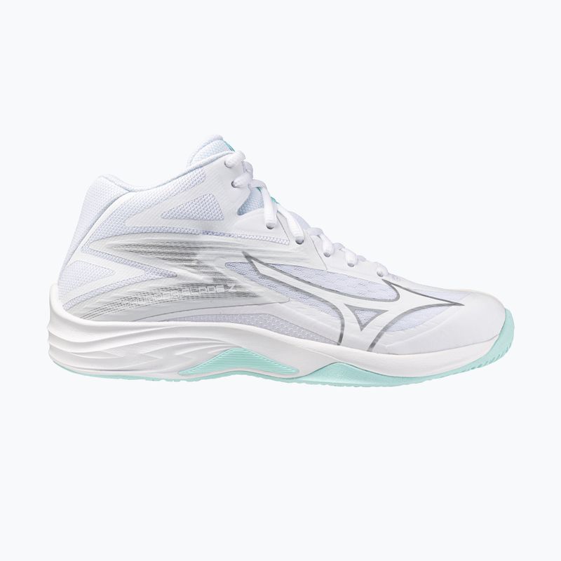 Кросівки волейбольні жіночі Mizuno Thunder Blade Z Mid white/blue tint 8