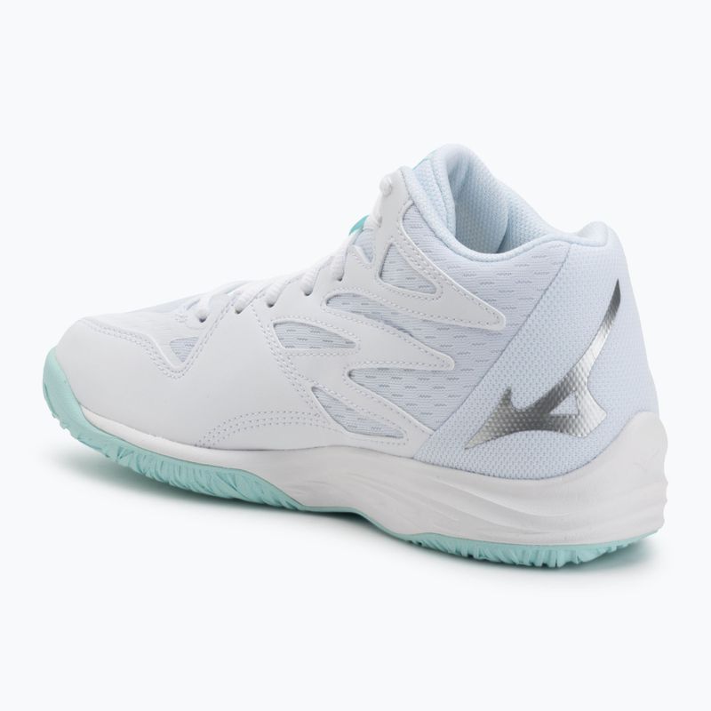 Кросівки волейбольні жіночі Mizuno Thunder Blade Z Mid white/blue tint 3