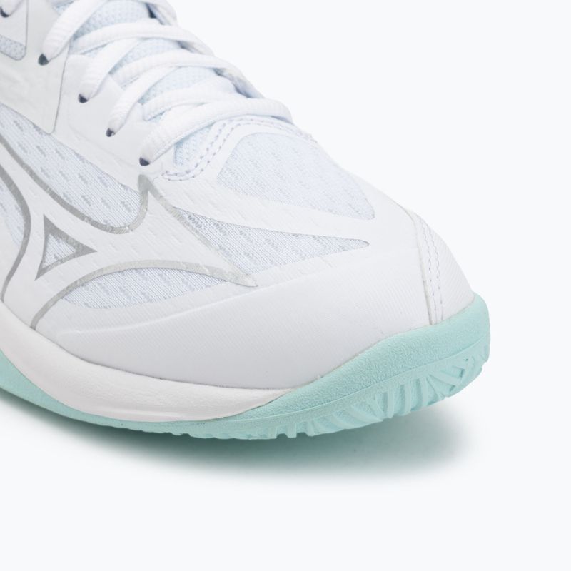 Кросівки волейбольні жіночі Mizuno Thunder Blade Z Mid white/blue tint 7