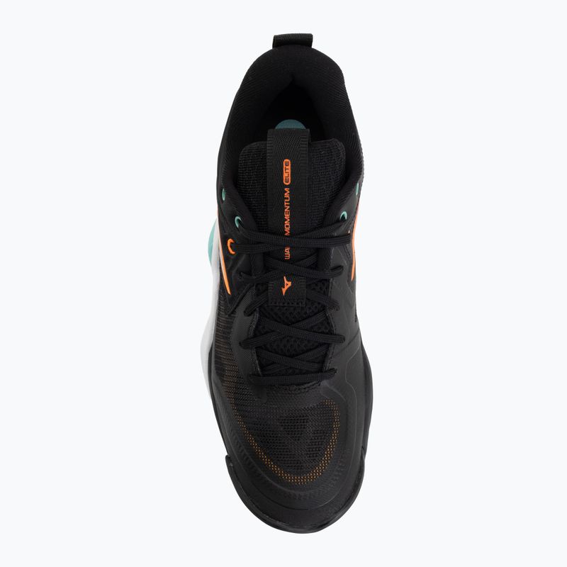 Кросівки волейбольні Mizuno Wave Momentum Elite black/tangelo/ice green 5