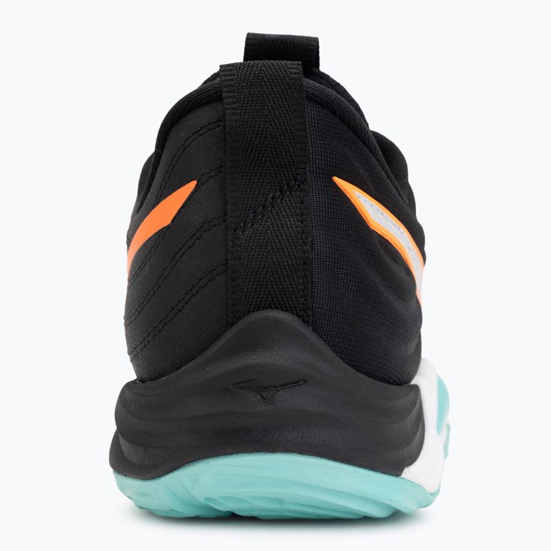 Кросівки волейбольні Mizuno Wave Momentum Elite black/tangelo/ice green 6
