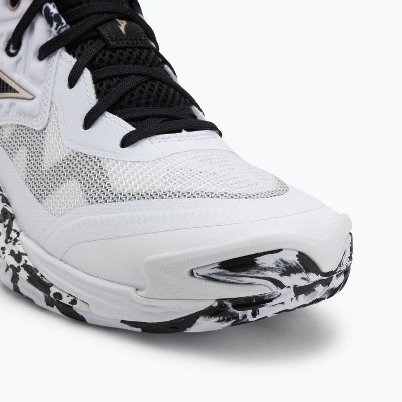 Кросівки волейбольні Mizuno Wave Momentum Elite white/black/ge gold 7