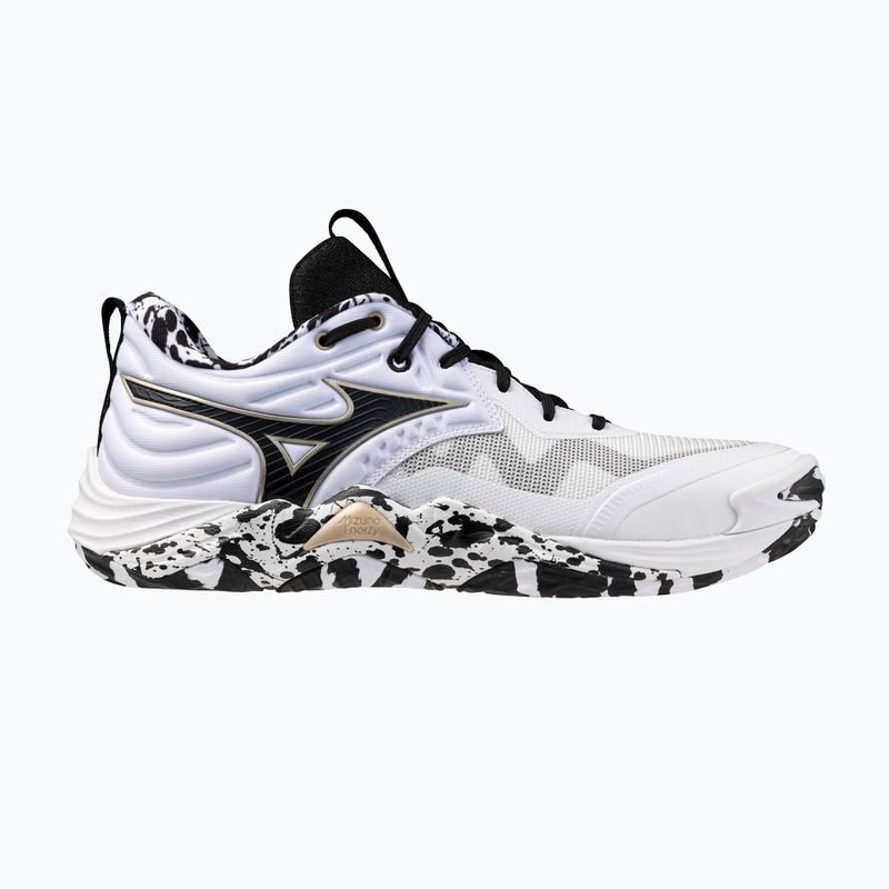 Кросівки волейбольні Mizuno Wave Momentum Elite white/black/ge gold 8