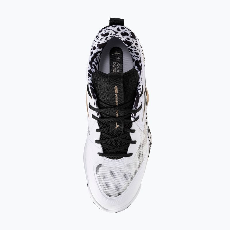 Кросівки волейбольні Mizuno Wave Momentum Elite white/black/ge gold 12