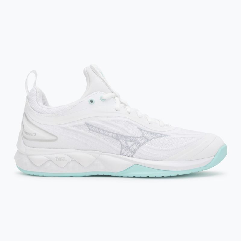 Кросівки волейбольні жіночі Mizuno Wave Luminous 3 white/blue tint 2
