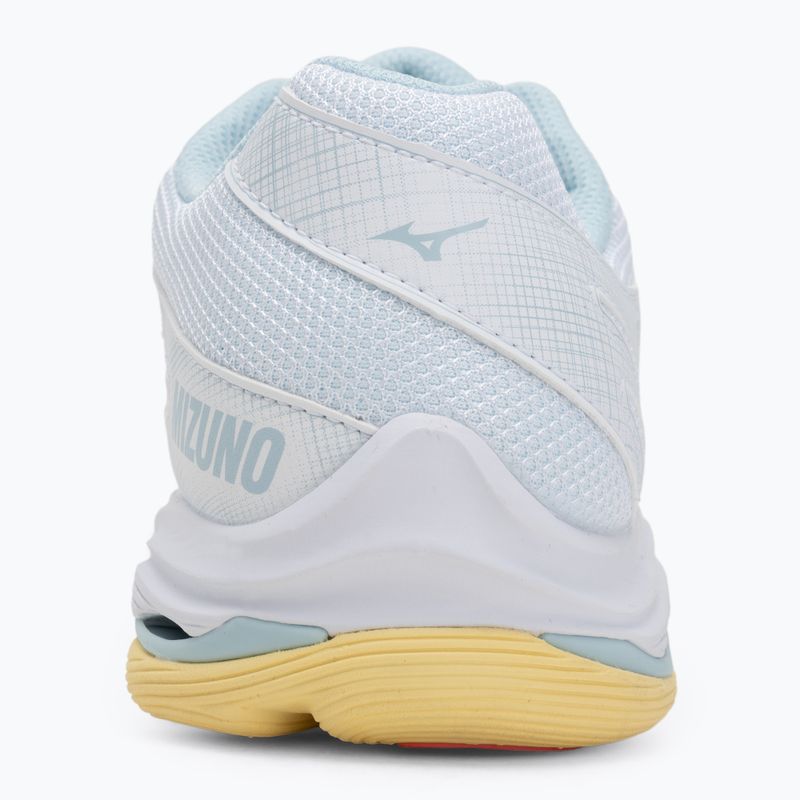 Кросівки волейбольні жіночі Mizuno Wave Voltage 2 white/calypso coral/pale banan 6