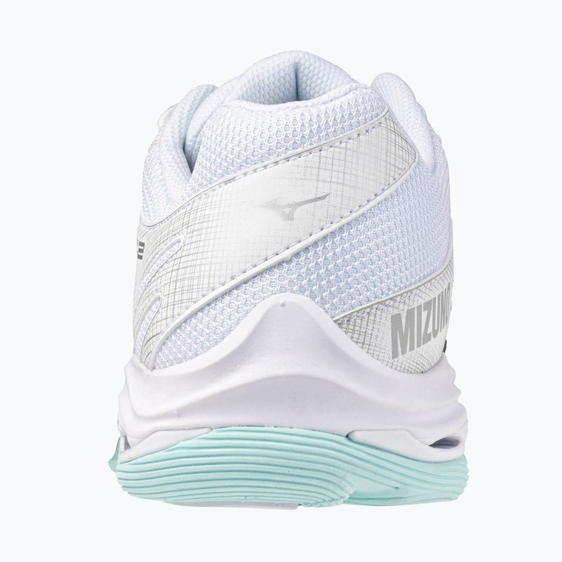 Кросівки волейбольні жіночі Mizuno Wave Voltage 2 white/blue tint 10