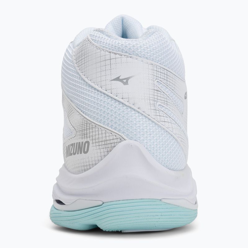 Кросівки волейбольні жіночі Mizuno Wave Voltage 2 Mid white/blue tint 6