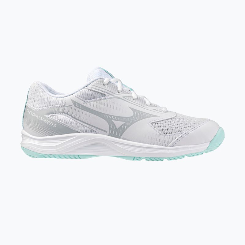 Кросівки волейбольні жіночі Mizuno Cyclone Speed 5 white/blue tint