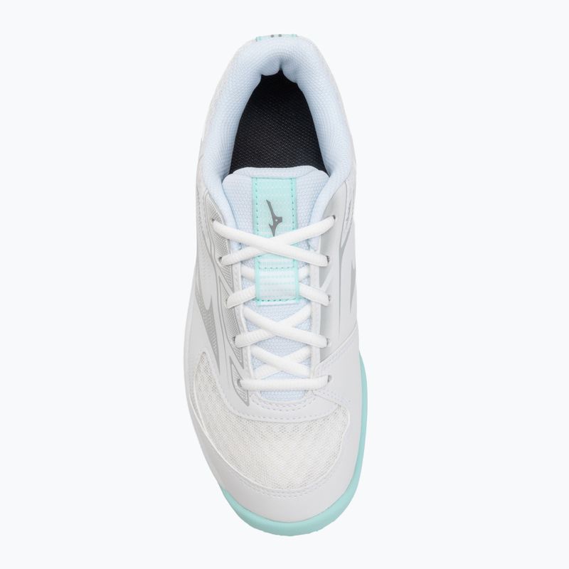 Кросівки волейбольні жіночі Mizuno Cyclone Speed 5 white/blue tint 5