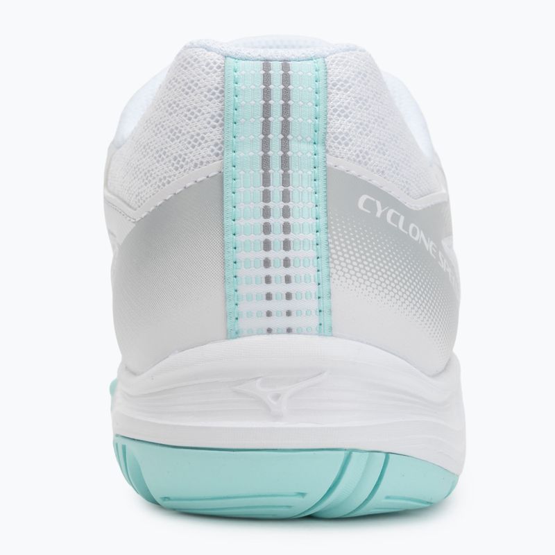 Кросівки волейбольні жіночі Mizuno Cyclone Speed 5 white/blue tint 6