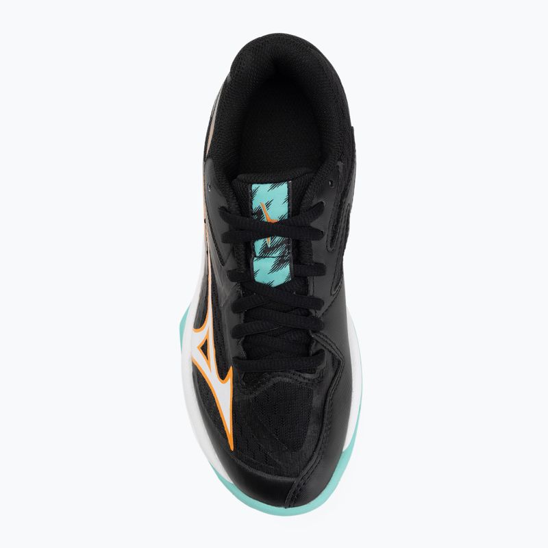Кросівки волейбольні дитячі Mizuno Lightning Star Z7 black/tangelo/ice green 5