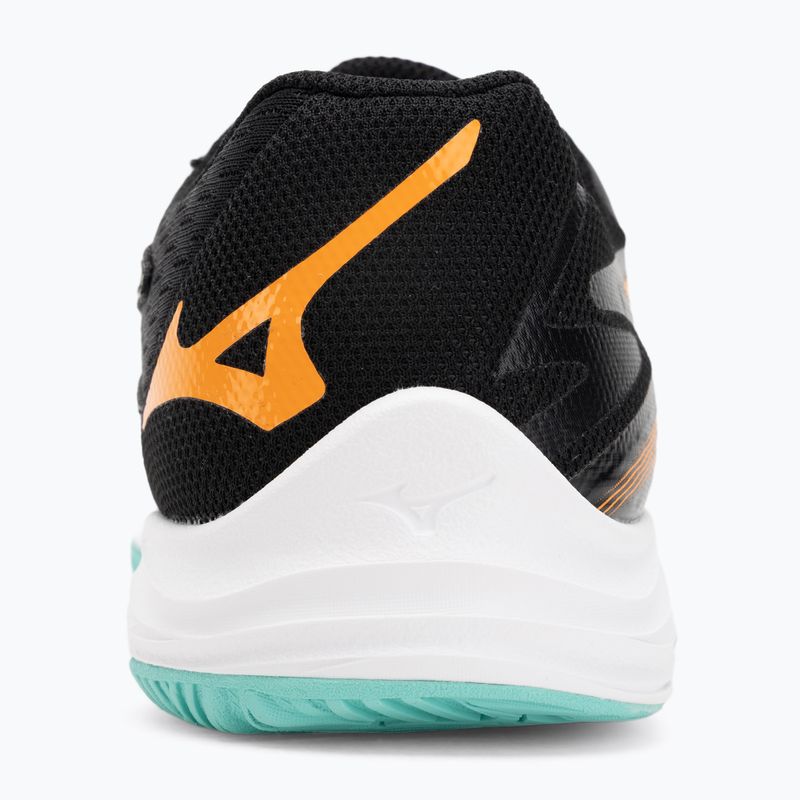 Кросівки волейбольні дитячі Mizuno Lightning Star Z7 black/tangelo/ice green 6