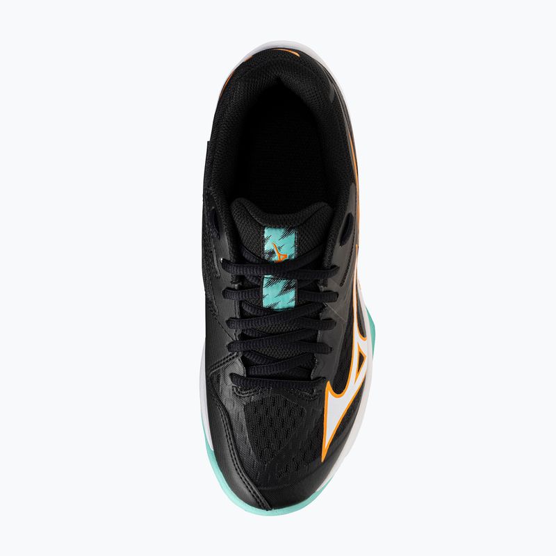 Кросівки волейбольні дитячі Mizuno Lightning Star Z7 black/tangelo/ice green 4