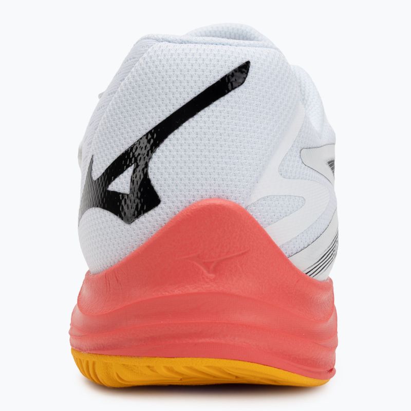 Кросівки волейбольні дитячі Mizuno Lightning Star Z7 white/fiery coral 2/citrus 6