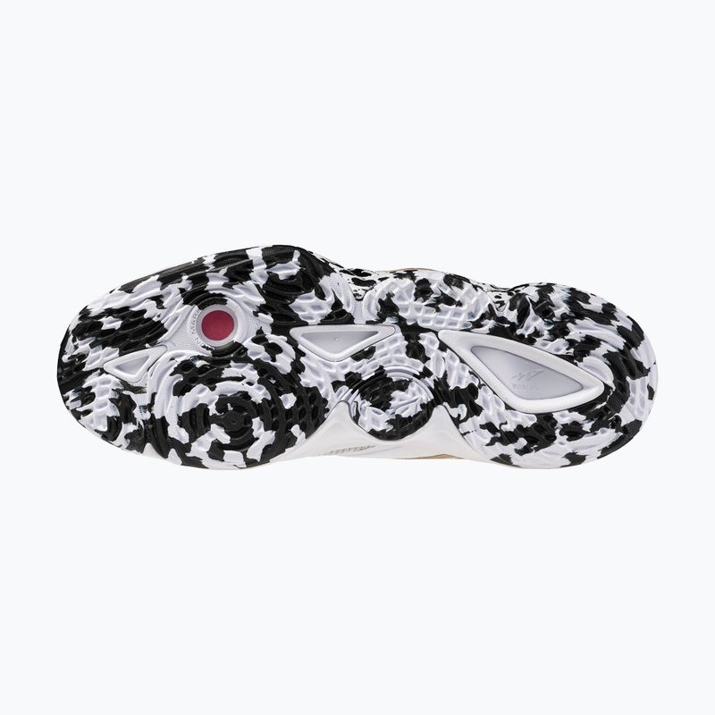 Кросівки волейбольні Mizuno Wave Momentum Elite Mid white/black/ge gold 11