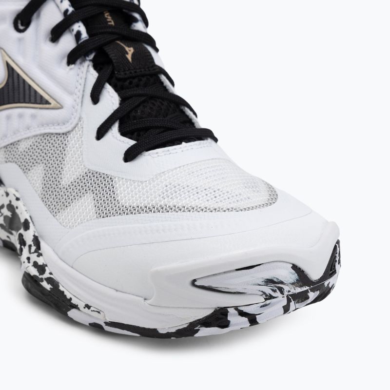 Кросівки волейбольні Mizuno Wave Momentum Elite Mid white/black/ge gold 7