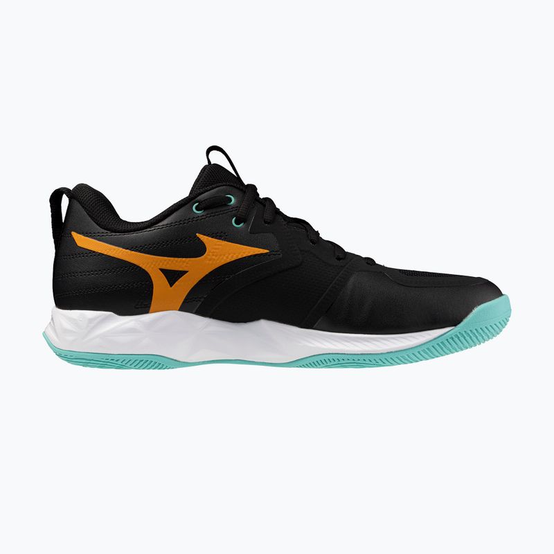 Кросівки волейбольні Mizuno Wave Momentum Pro black/tangelo/ice green 2